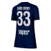 Paris Saint-Germain Warren Zaire-Emery #33 Hjemmedrakt Dame 2025-26 Korte ermer